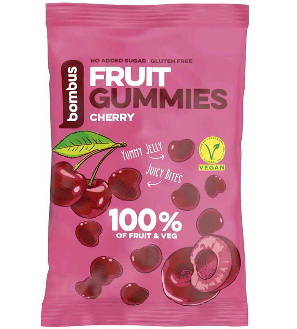 Bombus Fruit gummies višeň 35 g