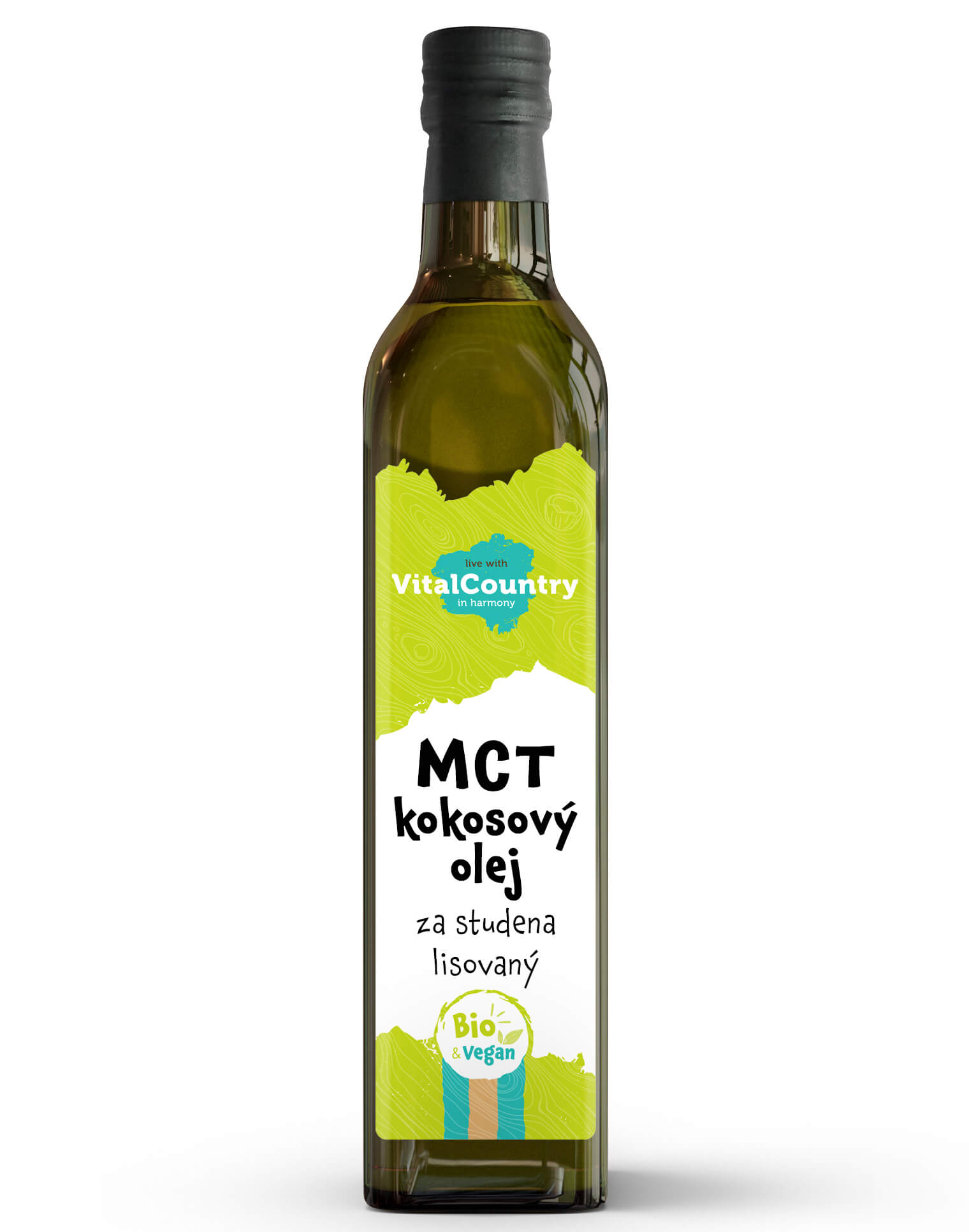 Vital Country MCT kokosový olej BIO Obsah: 500 ml