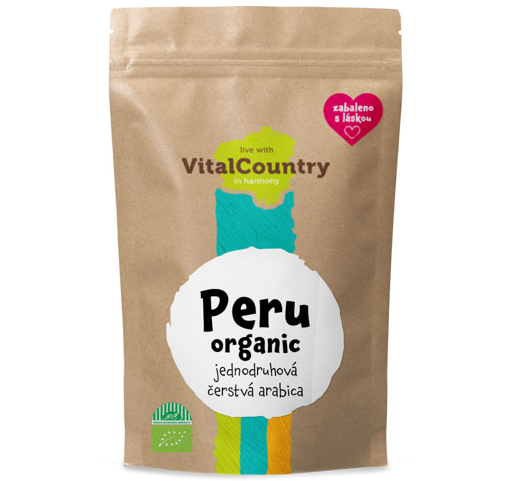 Vital Country Peru BIO Množství: 1kg, Varianta: Zrnková