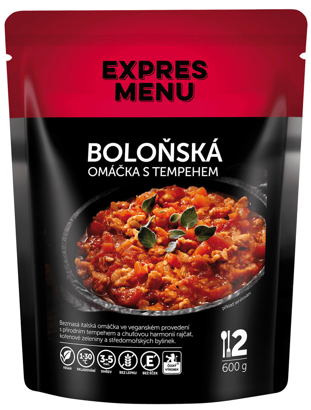 Expres Menu Boloňská omáčka s tempehem 600 g