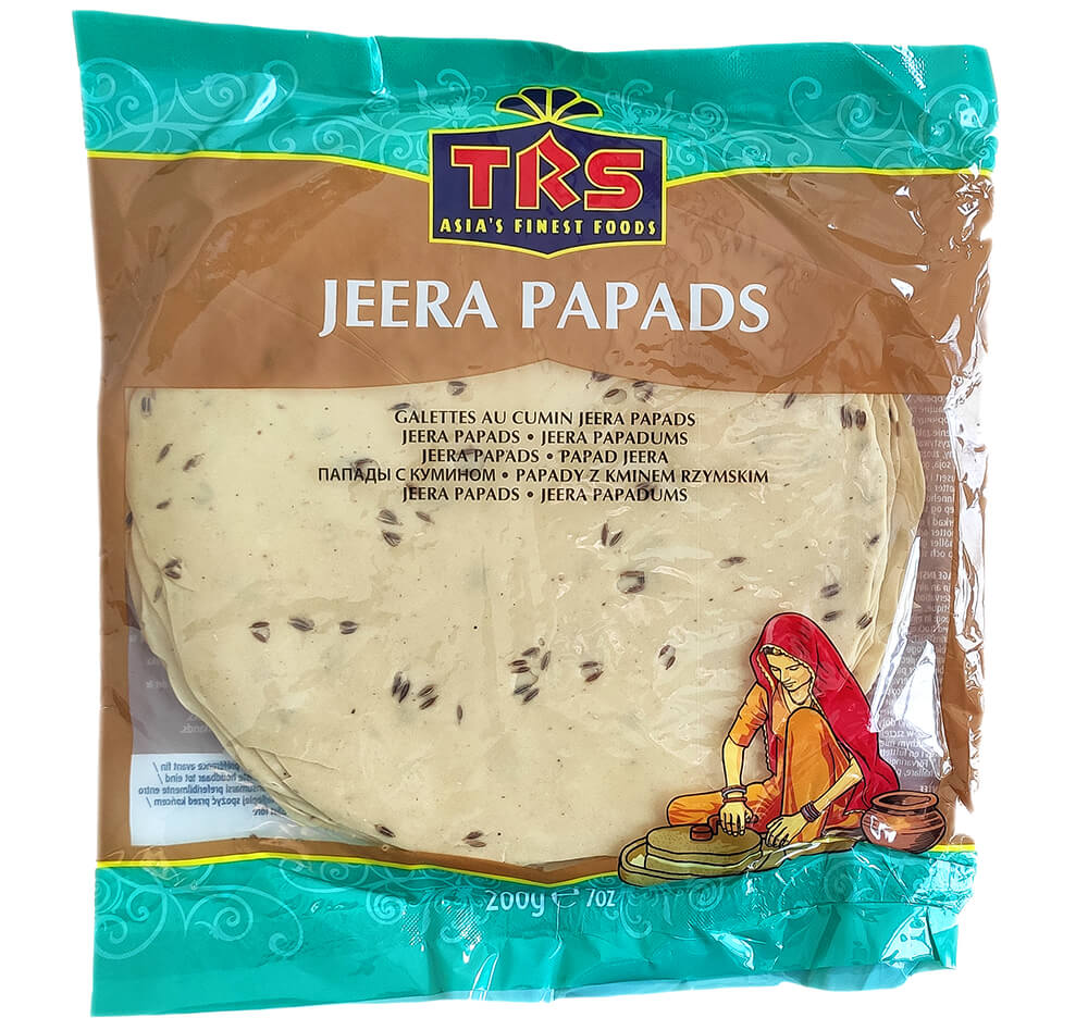 TRS Indická placka Papads Jeera 200 g