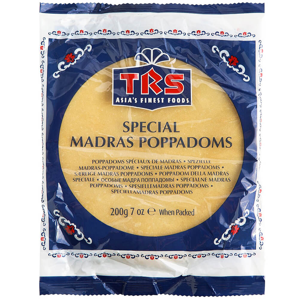 TRS Indická placka Pappadoms Madras 200 g