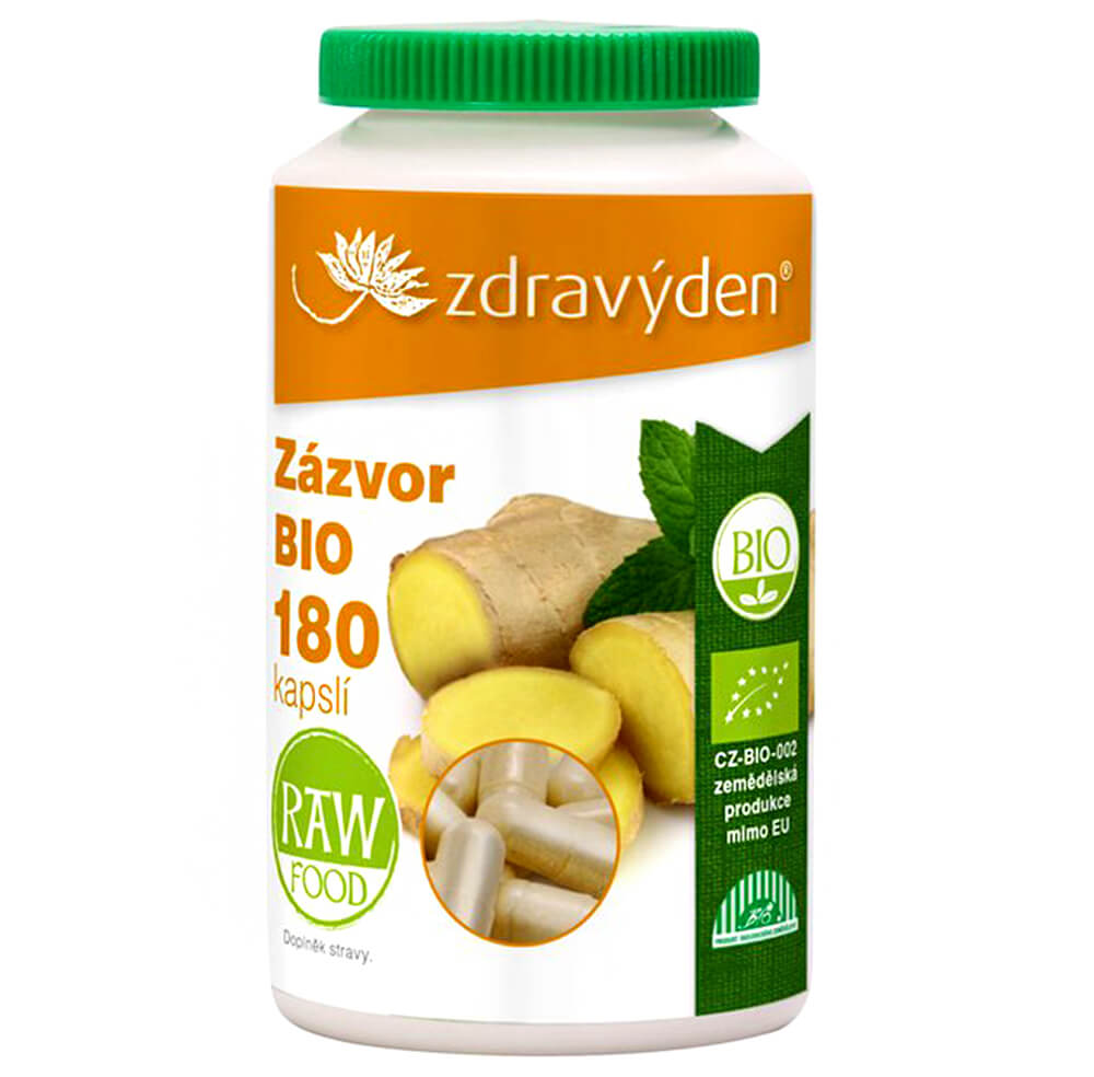 (DMT) Zdravý den Zázvor BIO 180 kapslí