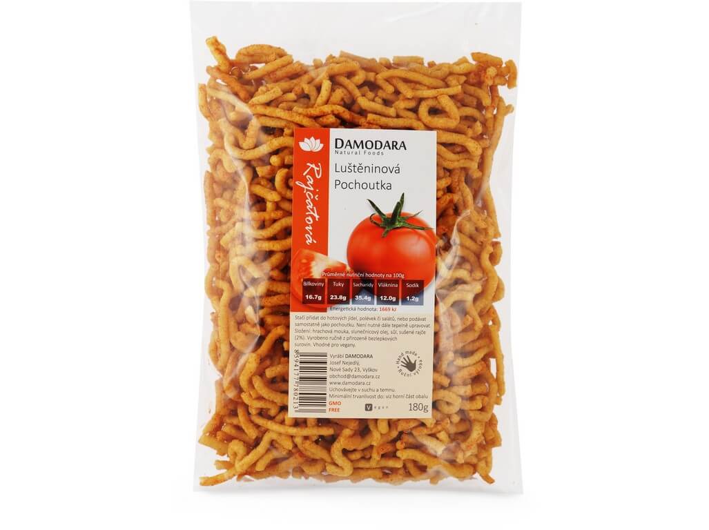 Damodara Luštěninová pochoutka rajčatová 180g