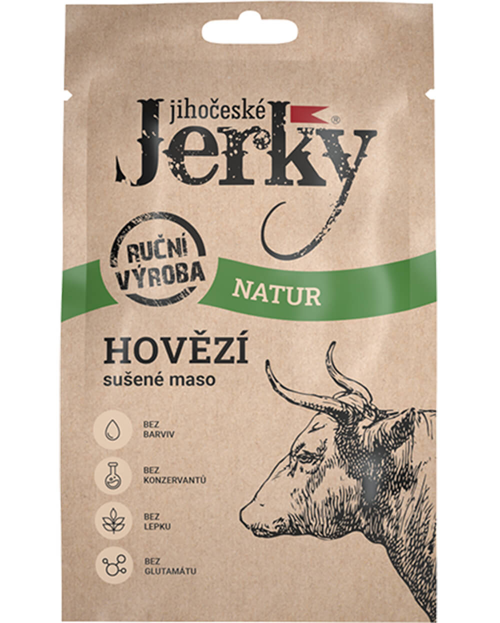 Jihočeské Jerky Hovězí natur 20g