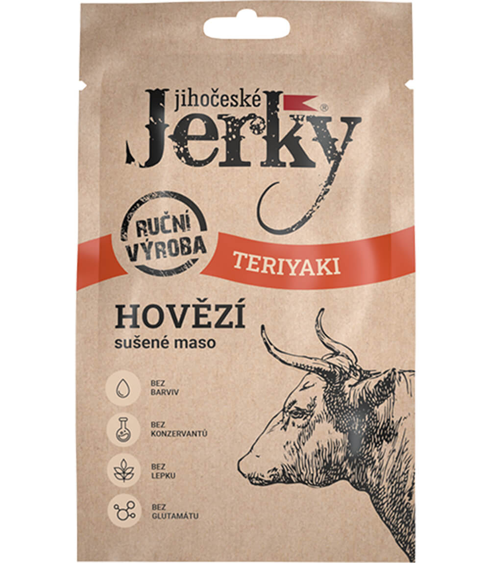 Jihočeské Jerky Hovězí s teriyaki 20g