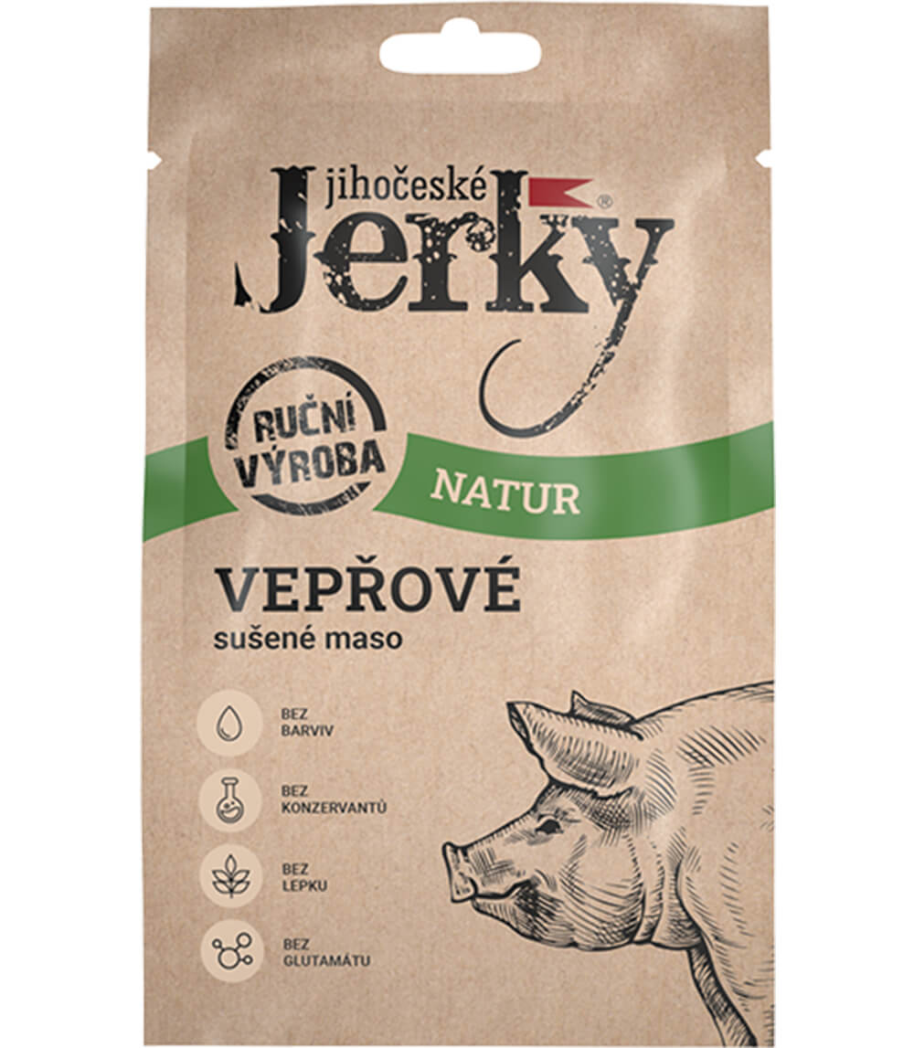 Jihočeské Jerky Vepřové natur 20g