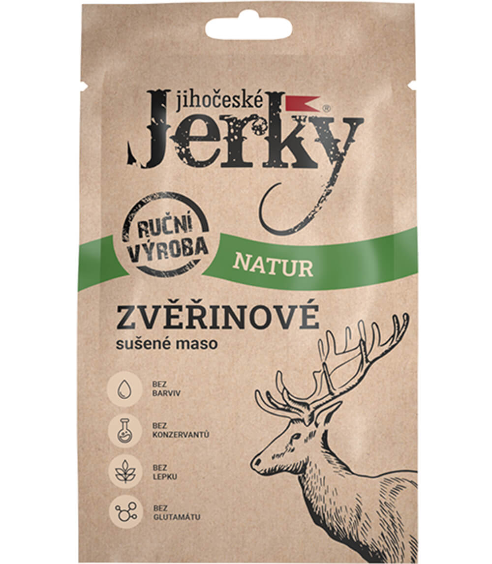 Jihočeské Jerky Zvěřinové natur 20g