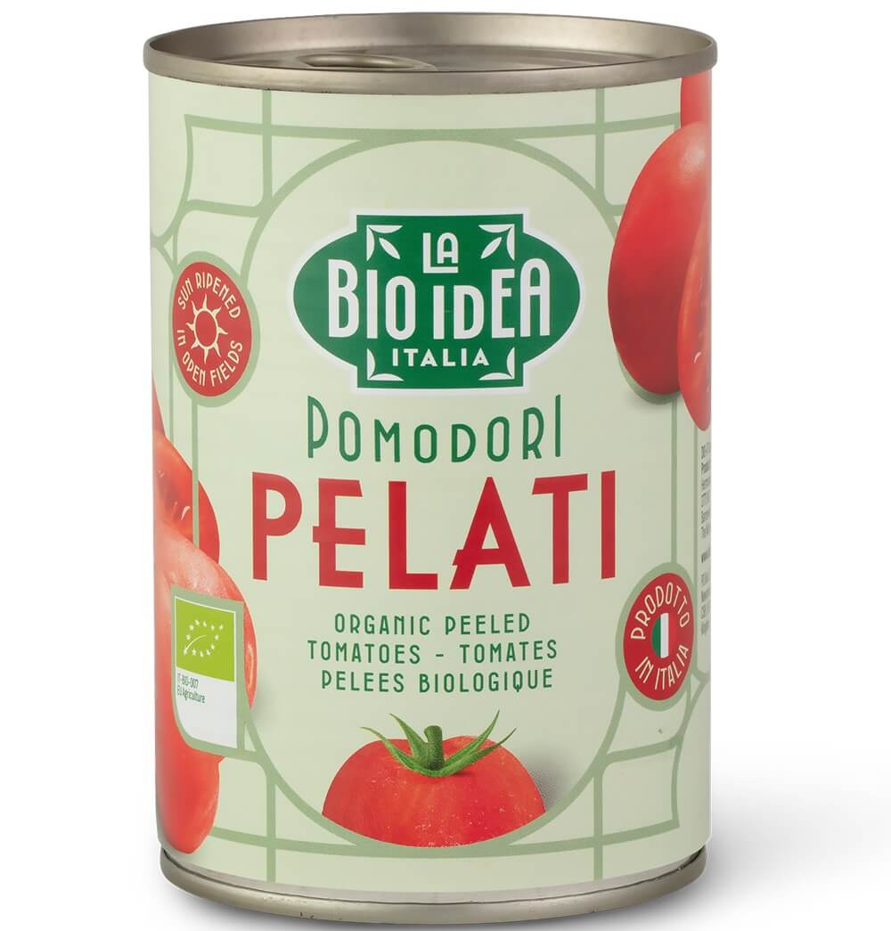 Bio Idea Loupaná rajčata celá Bio 400 g