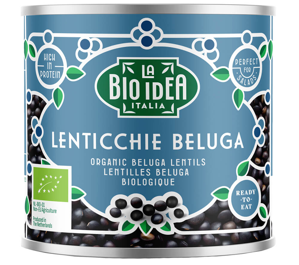 Bio Idea Čočka beluga sterilovaná Bio 200 g
