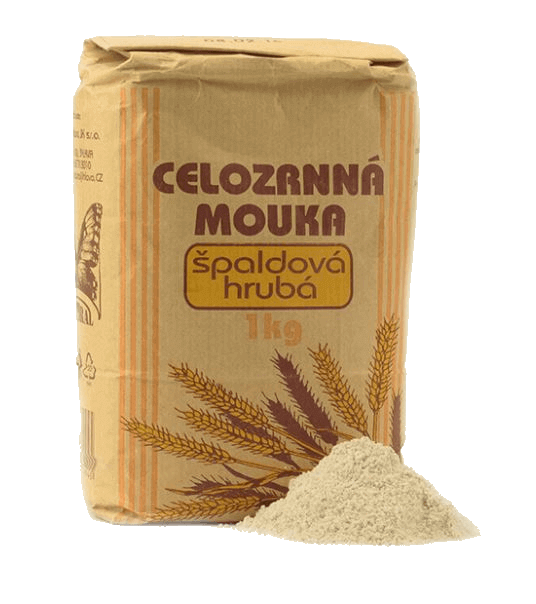 Natural Jihlava Natural mouka špaldová celozrnná hrubá 1kg