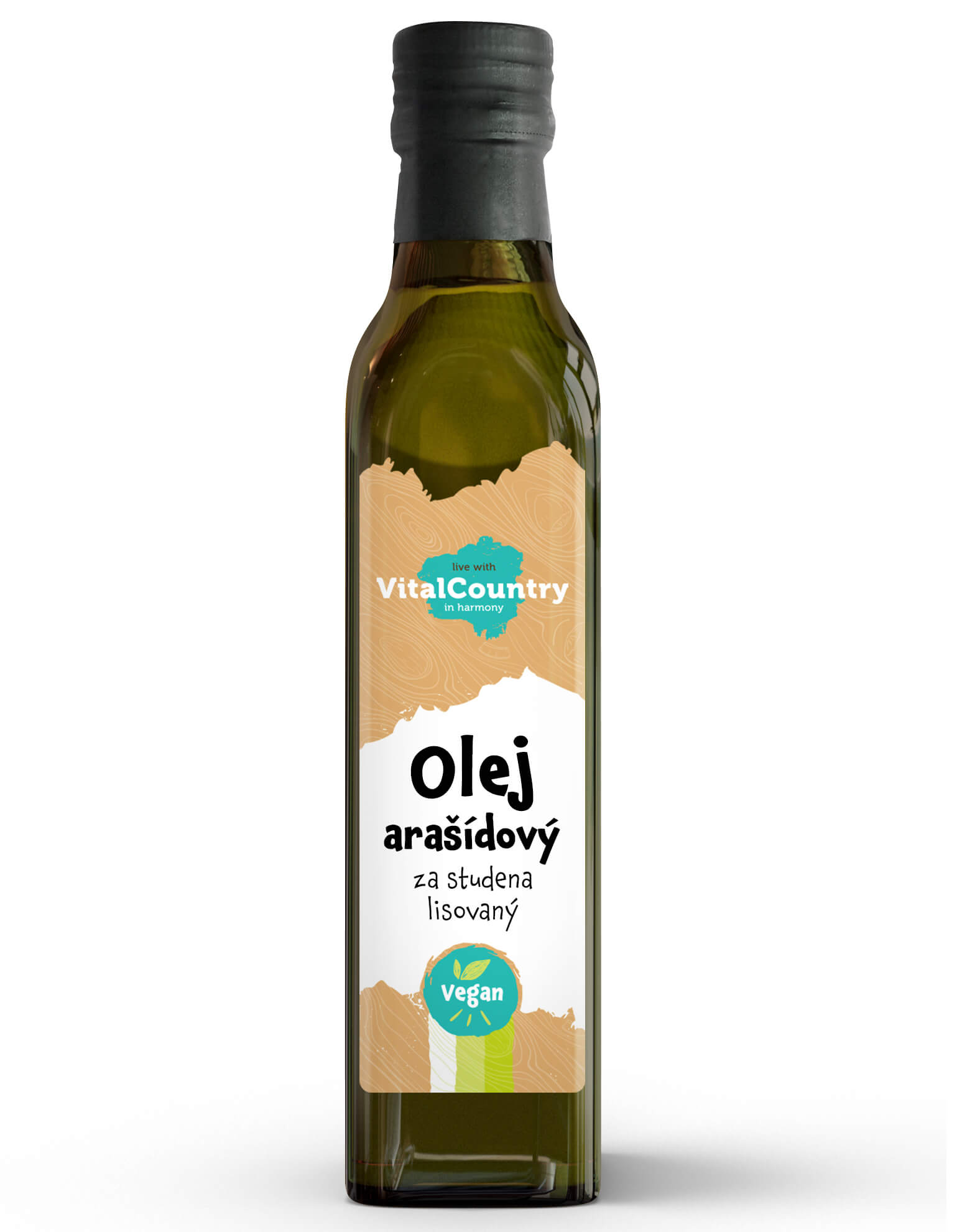 Vital Country Arašídový olej lisovaný za studena Obsah: 250 ml