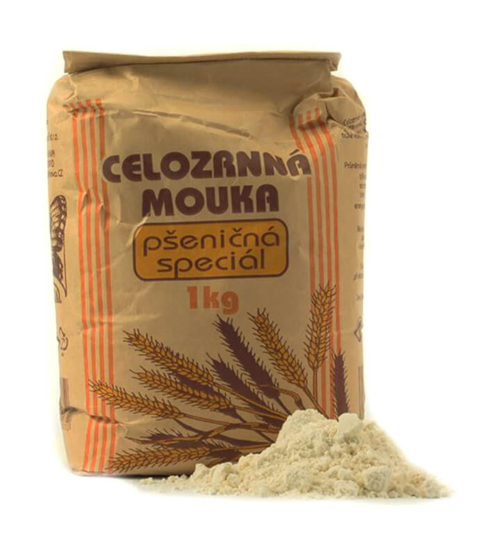 Levně Natural Jihlava Celozrnná mouka pšeničná speciál 1kg