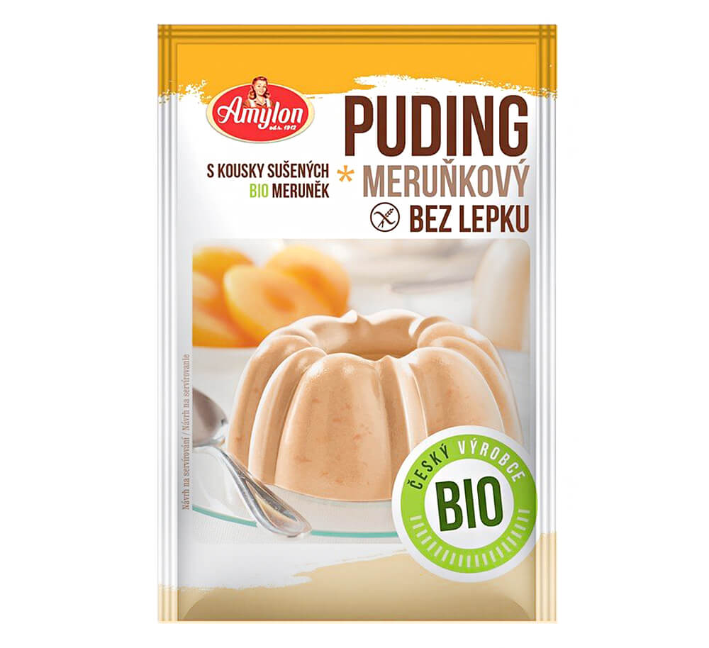 Bio Puding meruňkový Amylon 40g