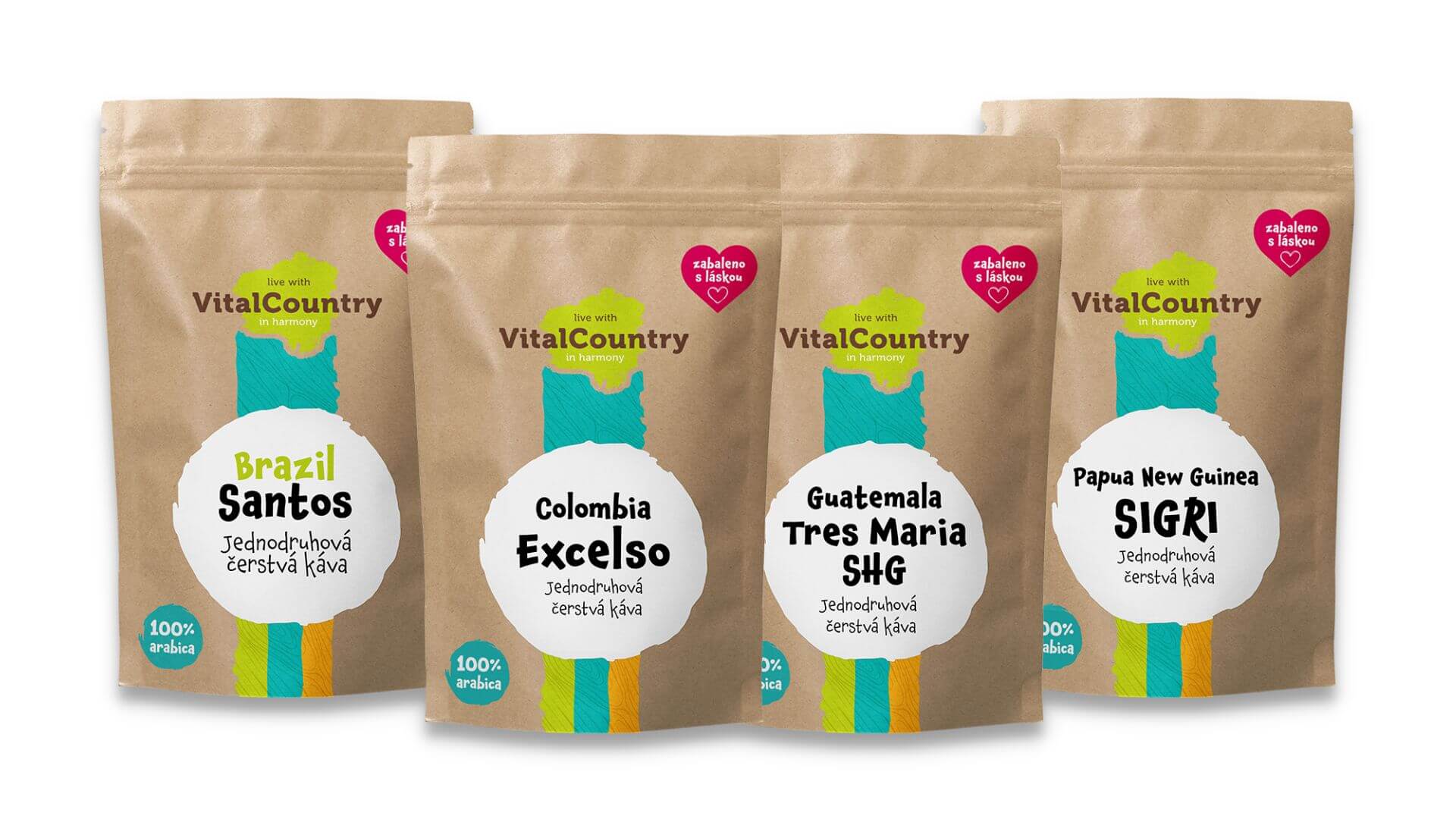 Vital Country Degustační balíček 2 (4x 100g)