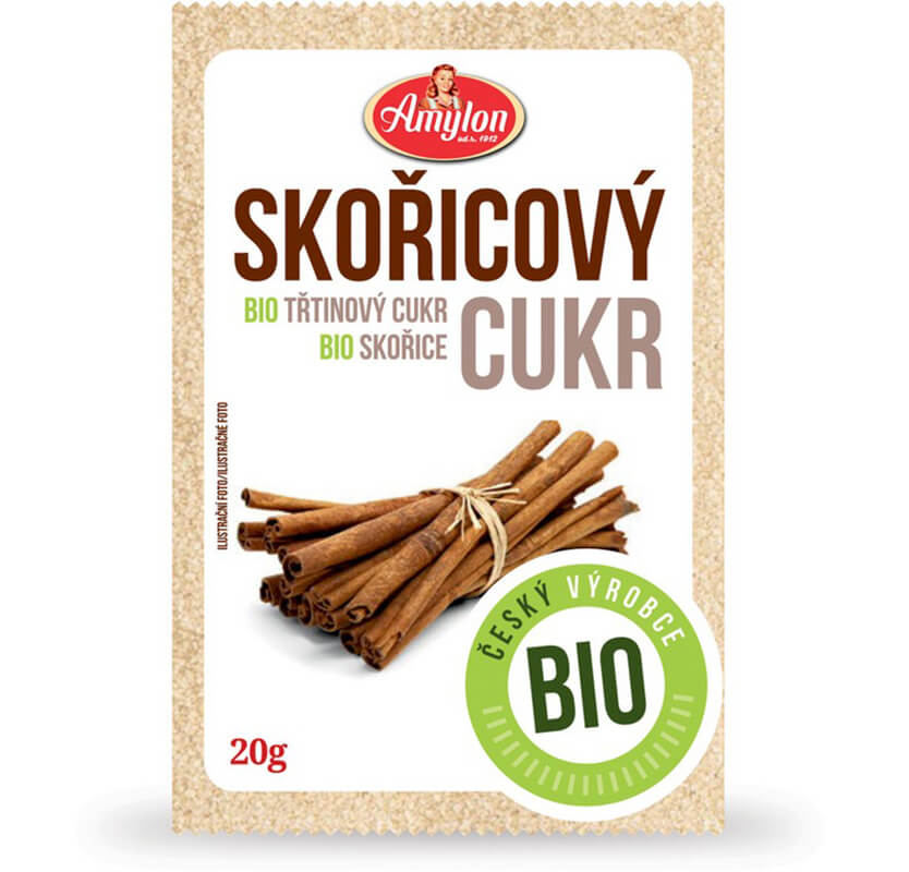 Bio skořicový cukr Amylon 20g