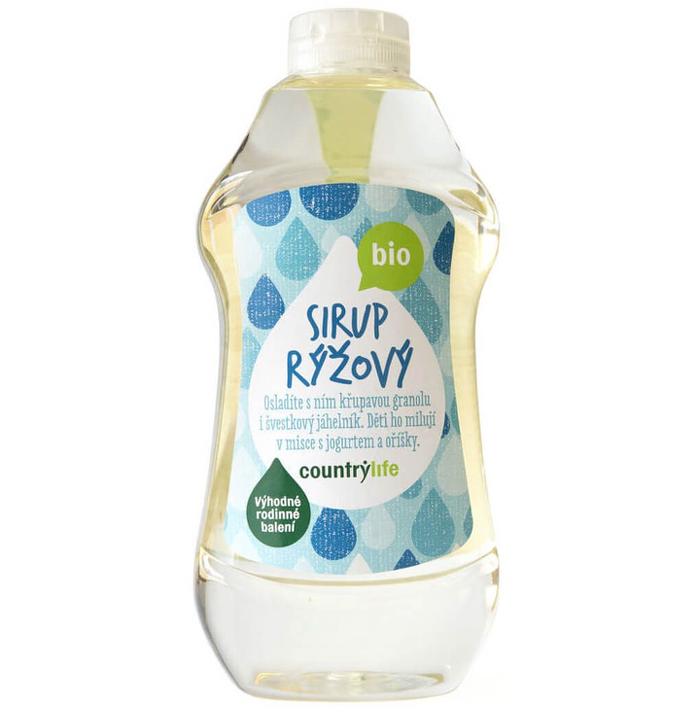 Country Life Rýžový sirup BIO 874ml