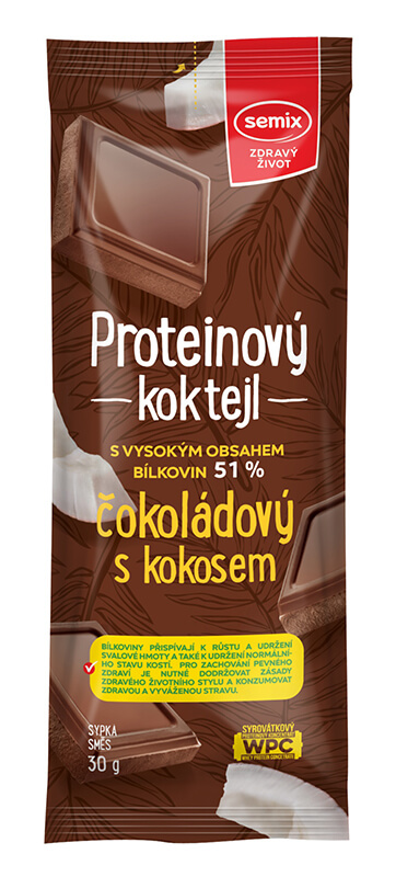 SEMIX Proteinový koktejl čokoládový s kokosem 30g