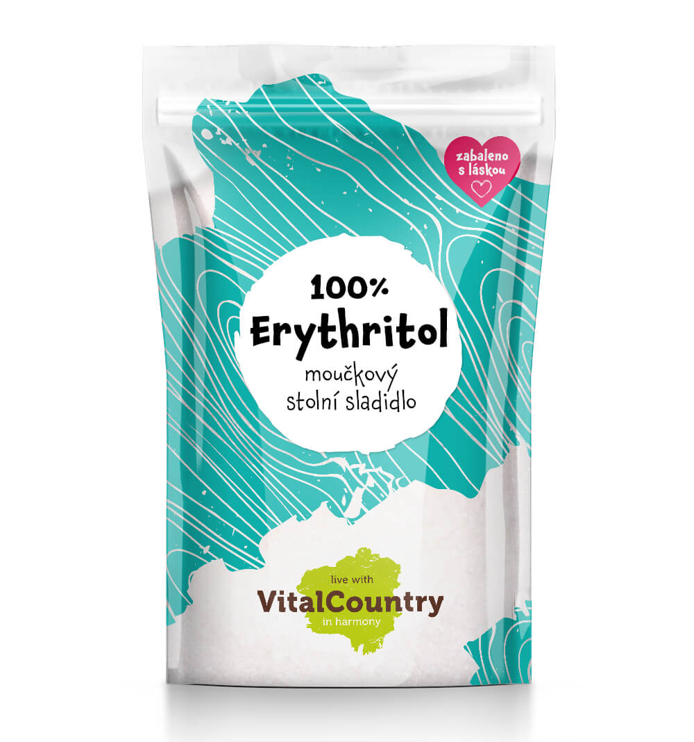 Vital Country Erythritol moučkový Množství: 1000 g