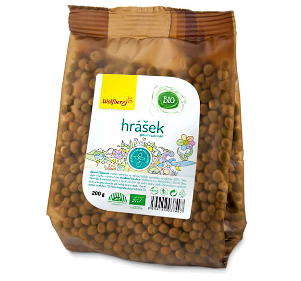 Levně Wolfberry Hrášek BIO 200g