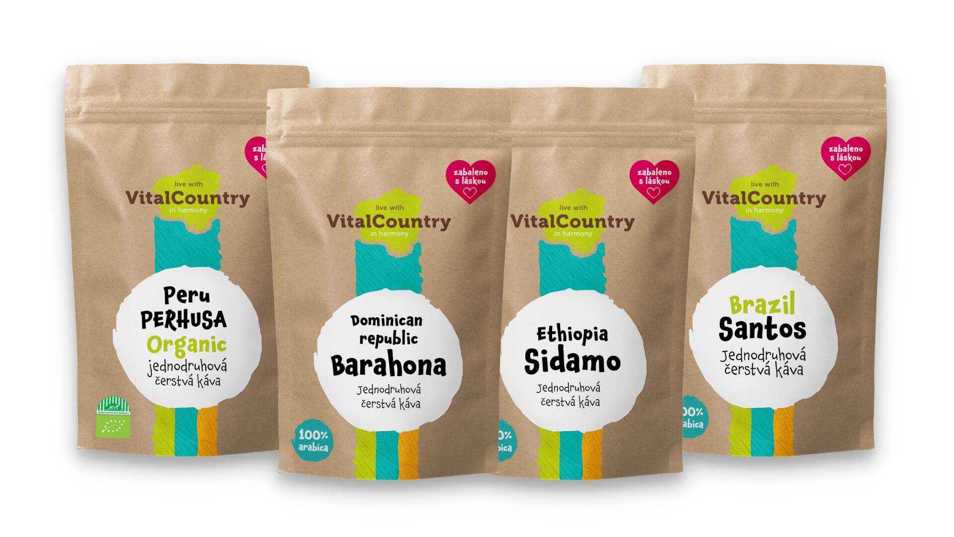 Vital Country Degustační balíček 3 (4x 100g)