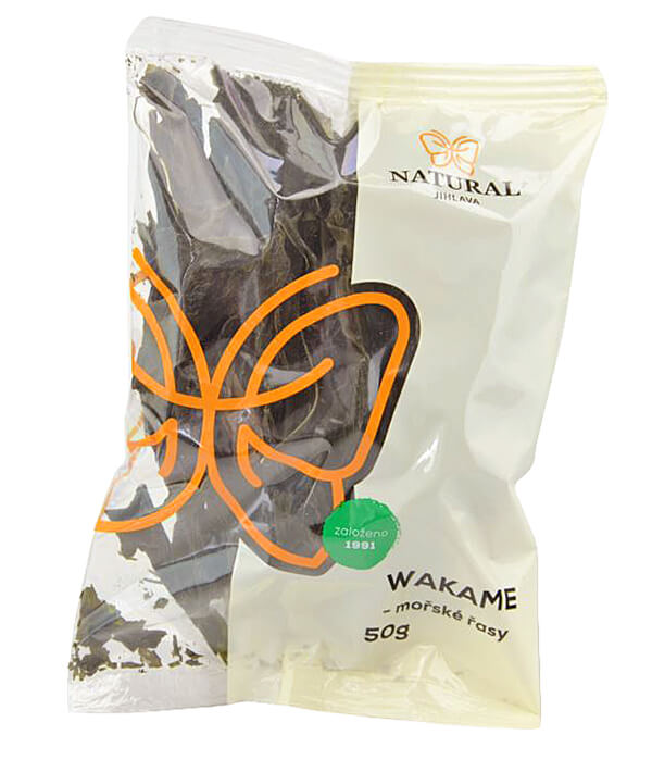 Natural Jihlava Mořské řasy Wakame 50g