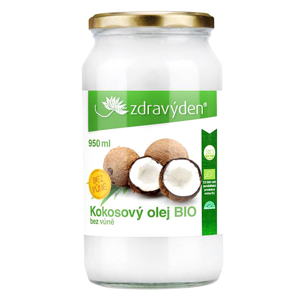 Zdravý den Kokosový olej bez vůně BIO 950ml