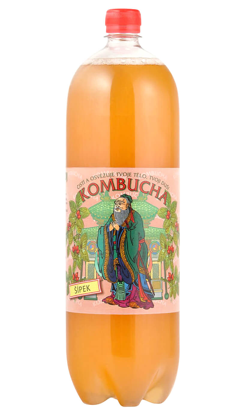 Stevikom Kombucha šípek 2l