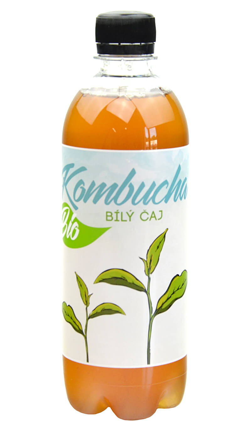 Stevikom Kombucha bílý čaj BIO 500 ml