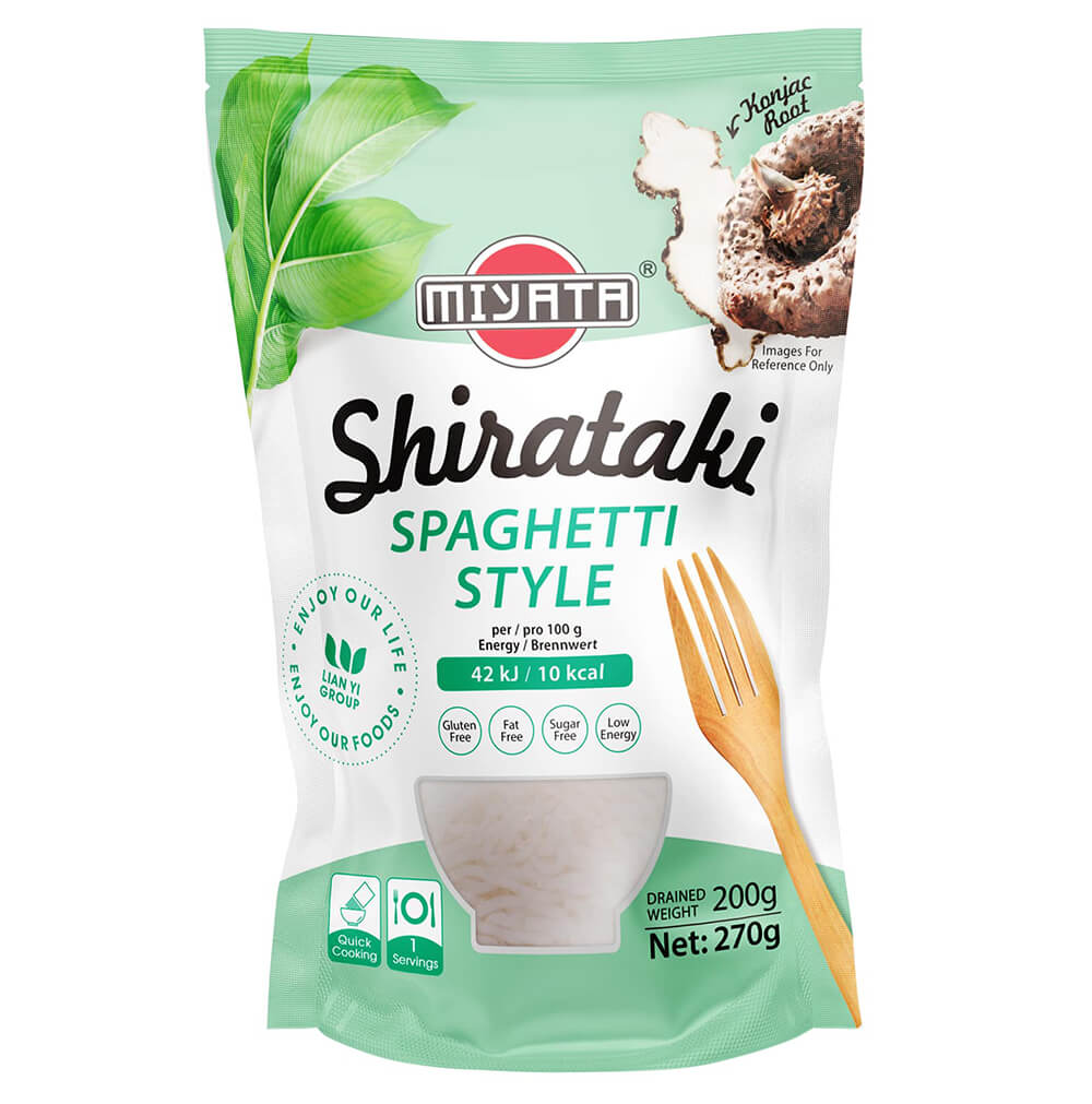 Miyata Konjakové nudle Shirataki Spaghetti v nálevu 270g