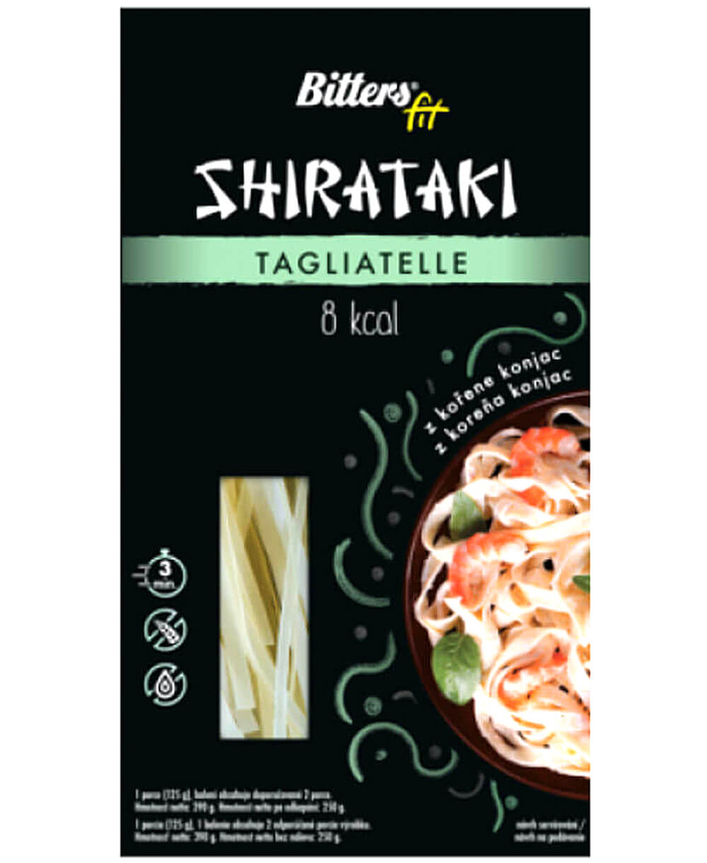 Bitters Shirataki konjakové tagliatelle 390g