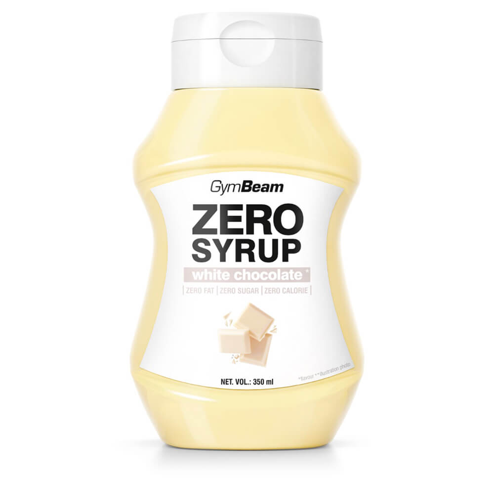 GymBeam ZERO SIRUP bílá čokoláda 350 ml