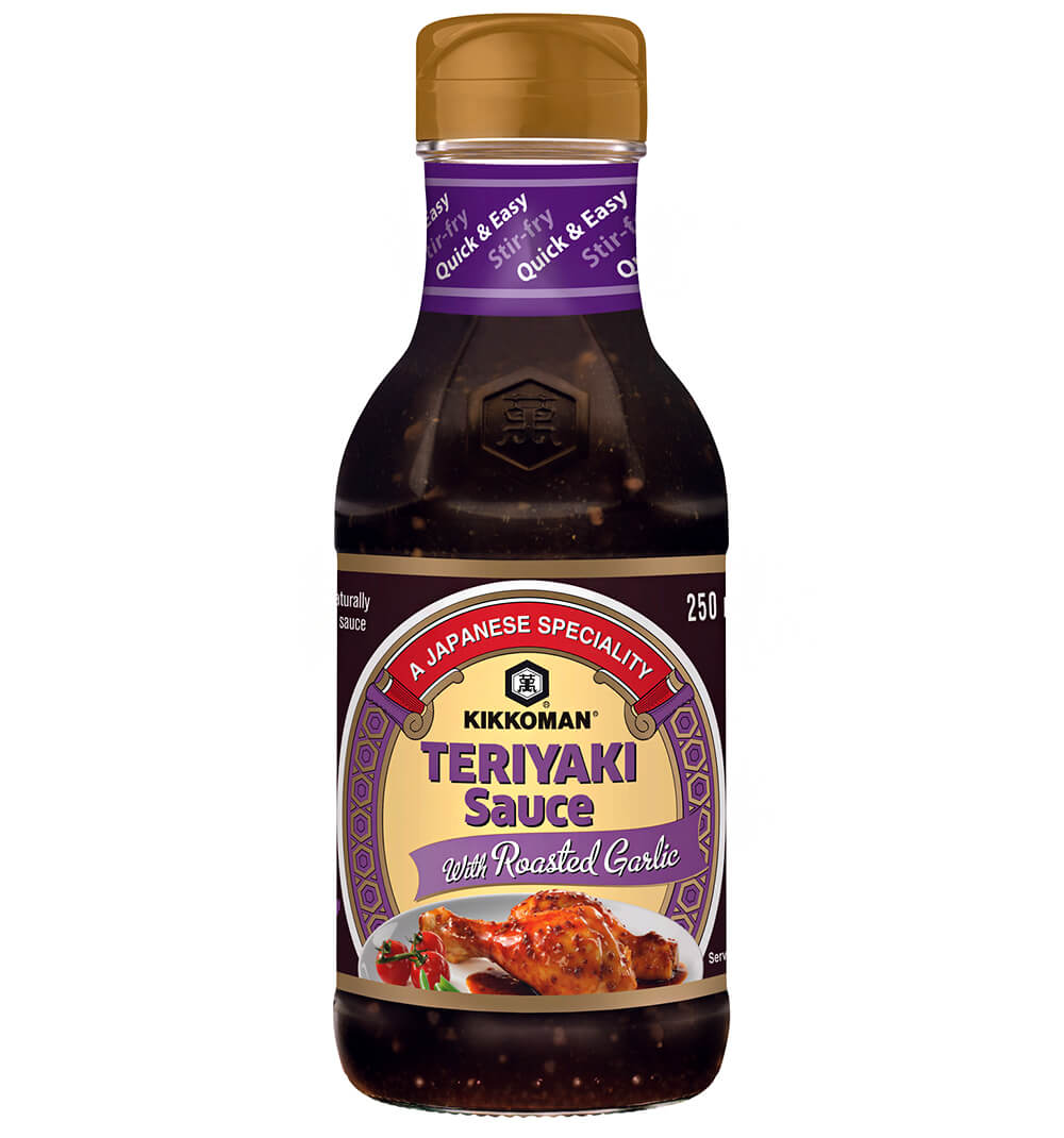 Kikkoman Teriyaki omáčka s pečeným česnekem 250 ml