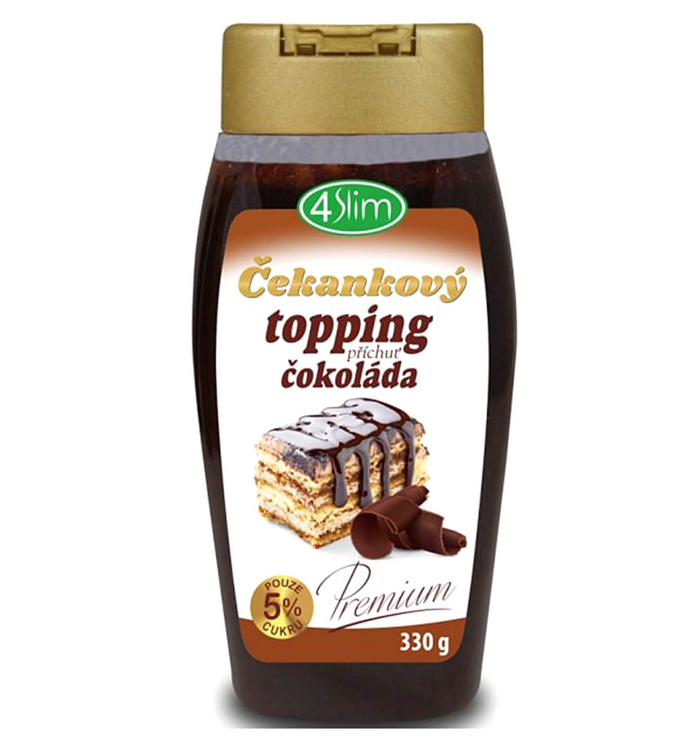 4Slim Čekankový topping čokoláda 330g