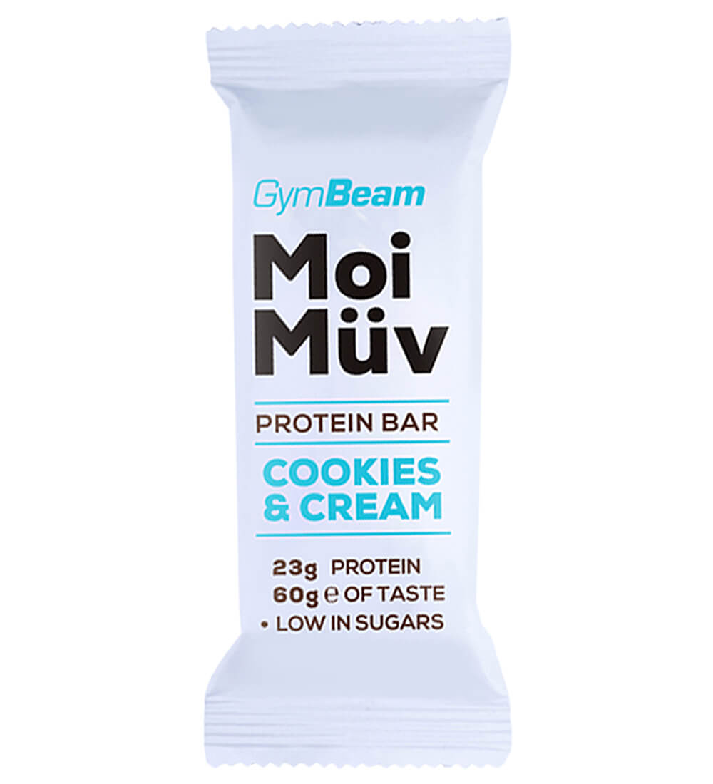 GymBeam Proteinová tyčinka MoiMüv 60g Příchuť: Cookies & krém