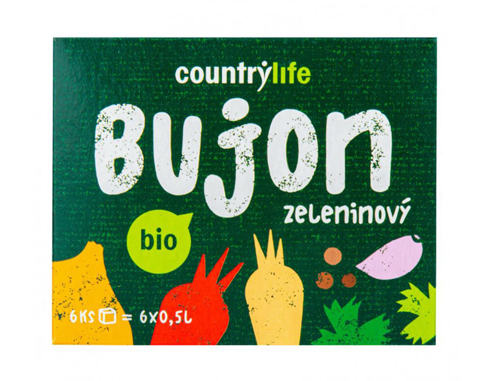 Country Life Bujon zeleninový BIO 66 g