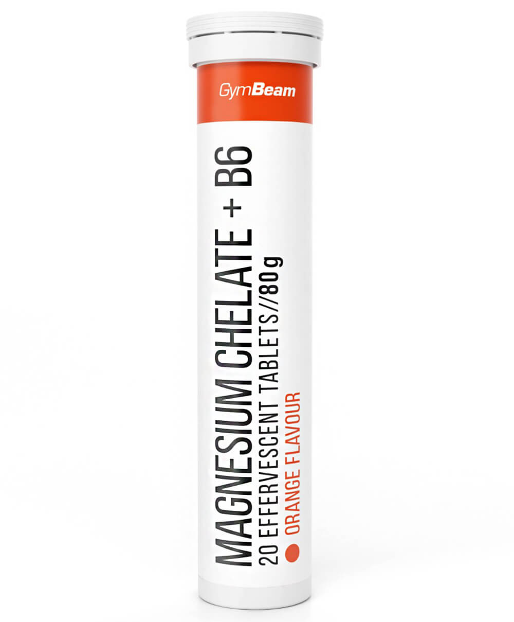 GymBeam Magnesium chelate + B6 20 tab orange