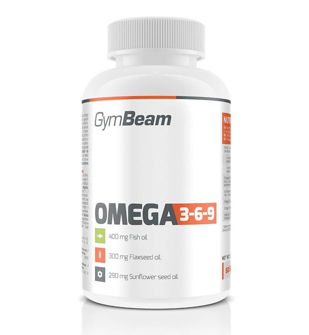 GymBeam Omega 3-6-9 120 kapslí