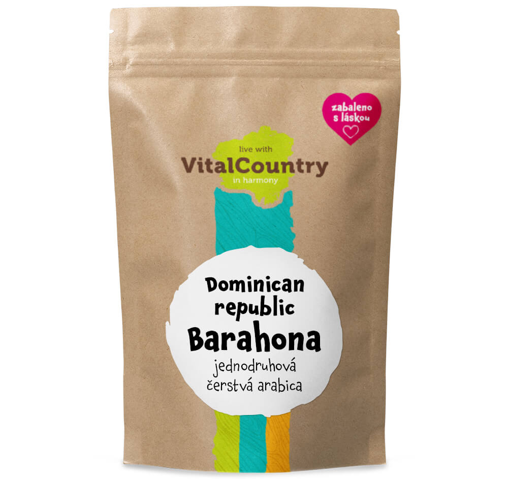 Vital Country Dominican Republic Santo Domingo Barahona Množství: 1kg, Varianta: Zrnková