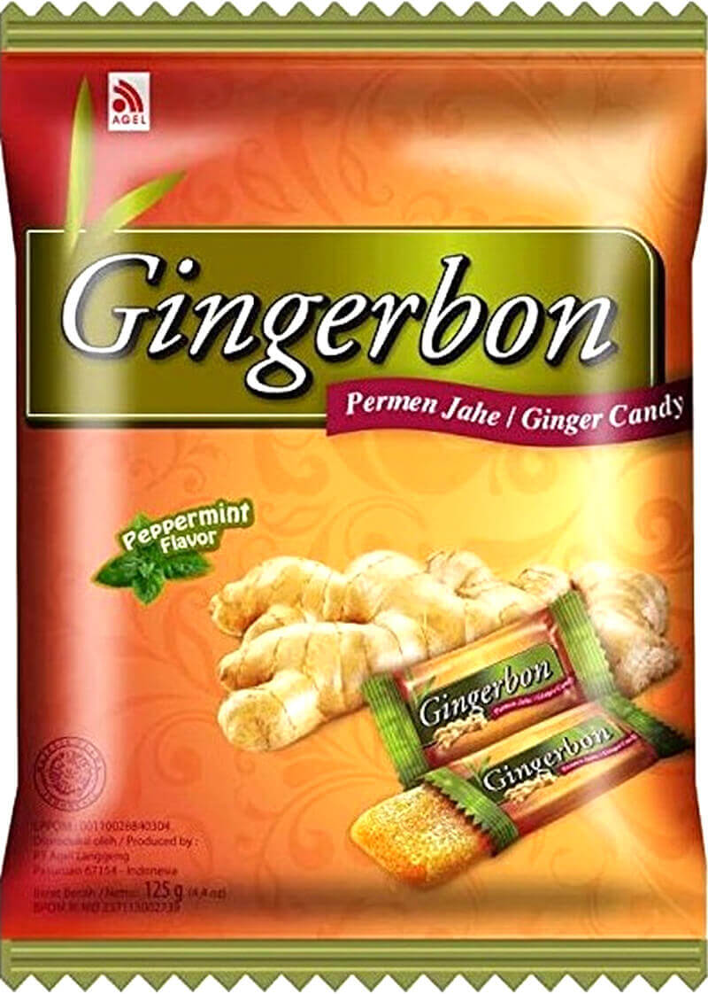 Gingerbon zázvorové bonbony s mátou 125 g