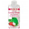 FOCO Kokosová voda s liči 500 ml