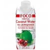 FOCO Kokosová voda s granátovým jablkem 500 ml