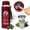 Mate Green Termoska na čaj, kávu a Yerba Mate červená 800 ml