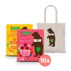 BEAR Fruit Treasures mix příchutí 10 kusů + taška ZDARMA