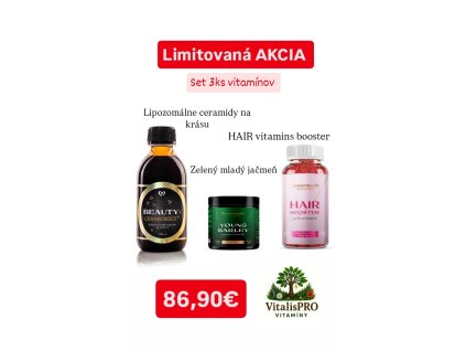 Set 3ks vitamínov