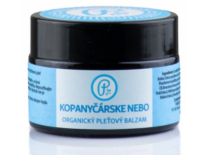 KOPANYČÁRSKE NEBO – organický luxusný pleťový balzam 30ml
