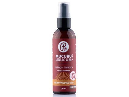 MUCURU® - Suchý opaľovací olej SPF 30 (bez vône) 100ml