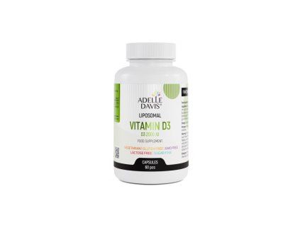 Adelle Davis - Lipozomálny vitamín D3, 60 kapsul