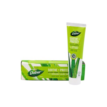 6469 1 zubni pasta soothe protect s aloe vera 100 ml dabur