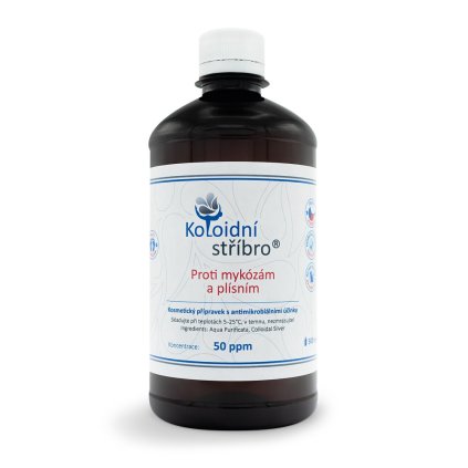 Proti mykózám a plísním - Náhradní balení 500 ml/ 40 - 70 ppm - plast (varianta 40 ppm)